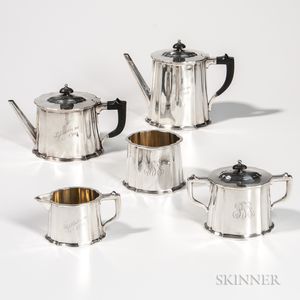 Five-piece Reed & Barton Sterling Silver Tea and Coffee Service