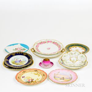 Eleven Pieces of Mostly Limoges China