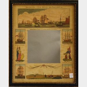 Langley & Belch, publishers (London, Early 19th Century) The Grand Naval Review Off Portsmouth. A View of the Fleet off Portsmouth C...