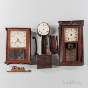 Three 19th Century American Clocks for Restoration