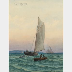 Frederic Schiller Cozzens (American, 1846-1928) Offshore, Sunset