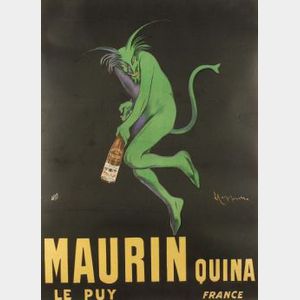 Leonetto Cappiello (French, 1875-1942) Maurin Quina Le Puy France