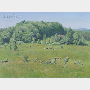 Robert E. Moore (American, 1956-2003) Summer Meadow / A Litchfield, Connecticut, View