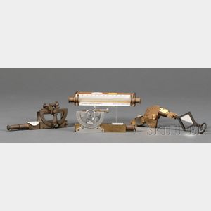 Three Inclinometers and Clinometer by Various Makers
