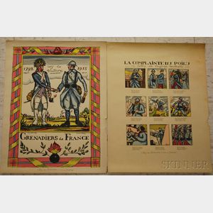 Eight French WWI Lithograph Posters