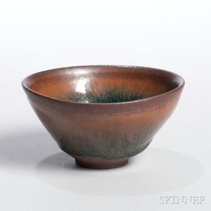 Hare's Fur-glazed Jian Ware Tea Bowl