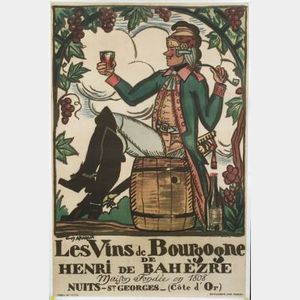 Guy Arnoux (French, d. 1951) Les Vins de Bourgognede de Henri de Behazre.