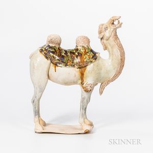 Chinese Sancai-glazed Figure of a Camel