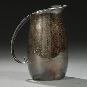 Tiffany & Co. Mid-century Modern Sterling Silver Pitcher