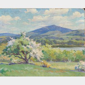 Mabel May Woodward (American, 1877-1945) Lakeside Orchard