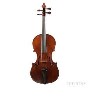 German Violin, Carl August Fritzsche, Dresden, 1820