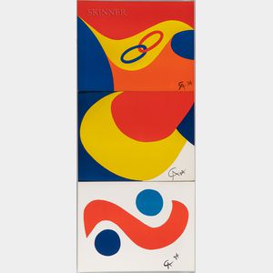 Alexander Calder (American, 1898-1976) Five Plates