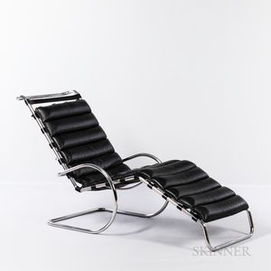Ludwig Mies van der Rohe (German, 1886-1969) for Knoll International MR Adjustable Chaise Lounge