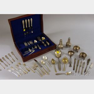 Partial Wallace Sterling Silver Flatware Set for Six and Other Items
