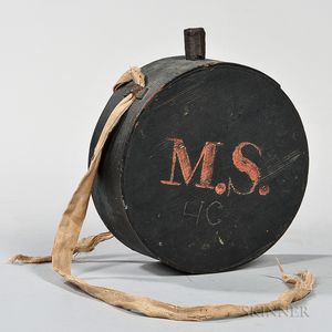Cheesebox Canteen Marked "M.S.,"