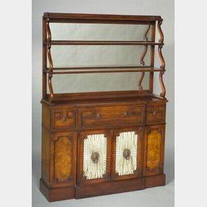 Regency Style Mahogany Side Cabinet