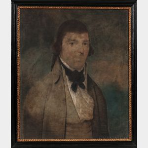 Anglo/American School, Late 18th Century Portrait of a Man