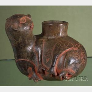 Pre-Columbian Pottery Effigy Vessel