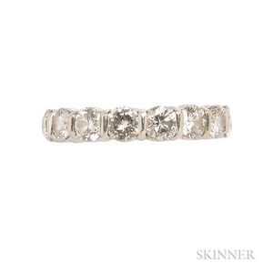 18kt Gold and Diamond Eternity Band