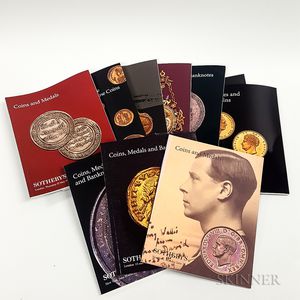 Forty-five Sotheby's Coin, Medal, and Banknote Sale Catalogs
