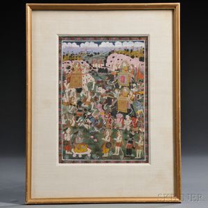 Painting of a Scene from The Ramayana