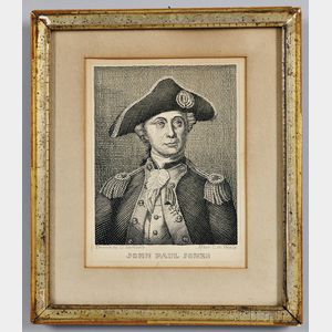 "JOHN PAUL JONES" Engraved Portrait