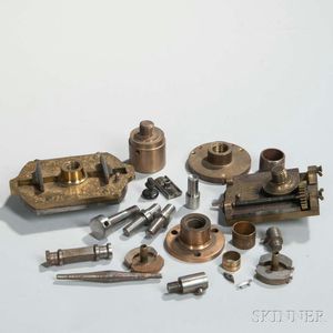 Group of Lathe Attachments