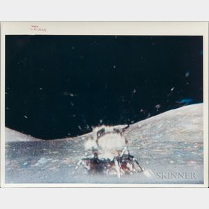 Apollo 17, Lunar Module Liftoff, Television Image
