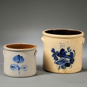 N.A. White & Son Three-gallon Stoneware Crock