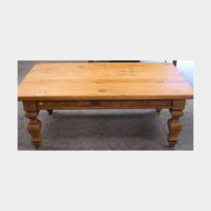 Continental Provincial-style Pine Coffee Table.