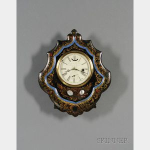 Iron-Fronted Wall Clock by Forestville Hardware and Clock Company