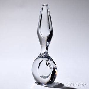 Vicke Lindstrand Glass Vase for Kosta