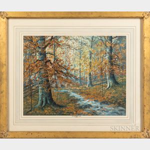 William Arnold Eyden, (American, b. 1893),Autumnal Landscape