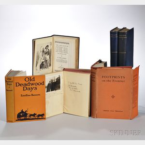 Far West Literature, Five Titles in Six Volumes, Four Titles Signed by the Author.