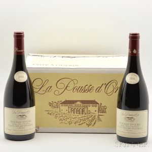 Pousse dOr Volnay Clos des 60 Ouvrees 2011, 6 bottles (oc)