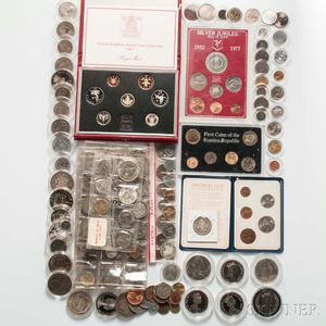 Large Group of Assorted World Coins