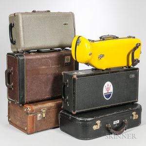 Large Group of Trumpet Cases