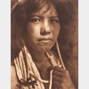 Edward Sheriff Curtis (American, 1868-1952) Nine Photogravures from The North American Indian , Volume 14