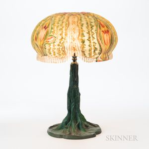 Pairpoint Table Lamp with Tulip Venice Shade