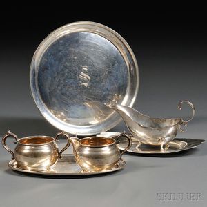 Five Pieces of American Sterling Silver