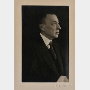Rachmaninoff, Sergei (1873-1943) Signed Photo.