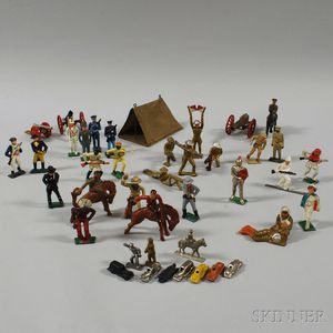 Large Collection of Toy Soldiers and Figures