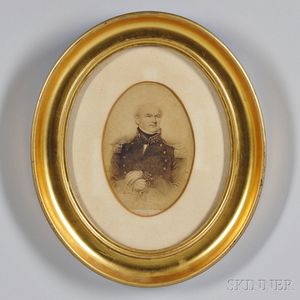 Albumen Photograph of a Print of Commodore Jesse Duncan Elliot (1782-1845)