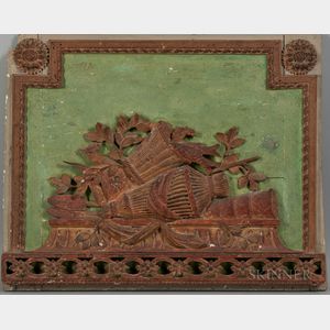 French Architectural Panel Fragment