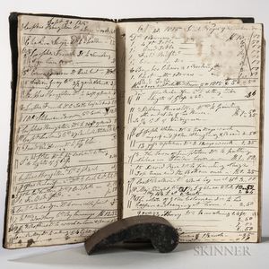 Cabinetmaker's Day Book, 1814-1820 Templeton, Massachusetts.