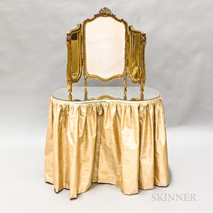 French-style Vanity and Mirror
