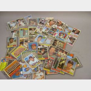 Collection of Sixty-seven 1960s and 1970s Baseball Cards