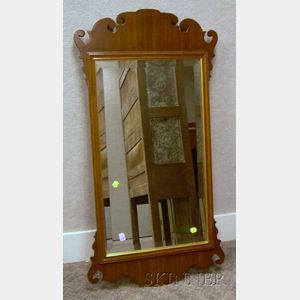 Chippendale-style Mahogany Mirror.