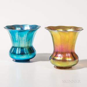 Two Steuben Art Glass Vases
