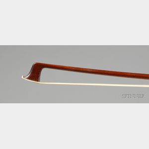 French Gold Mounted Violin Bow, J.B. Vuillaume Workshop